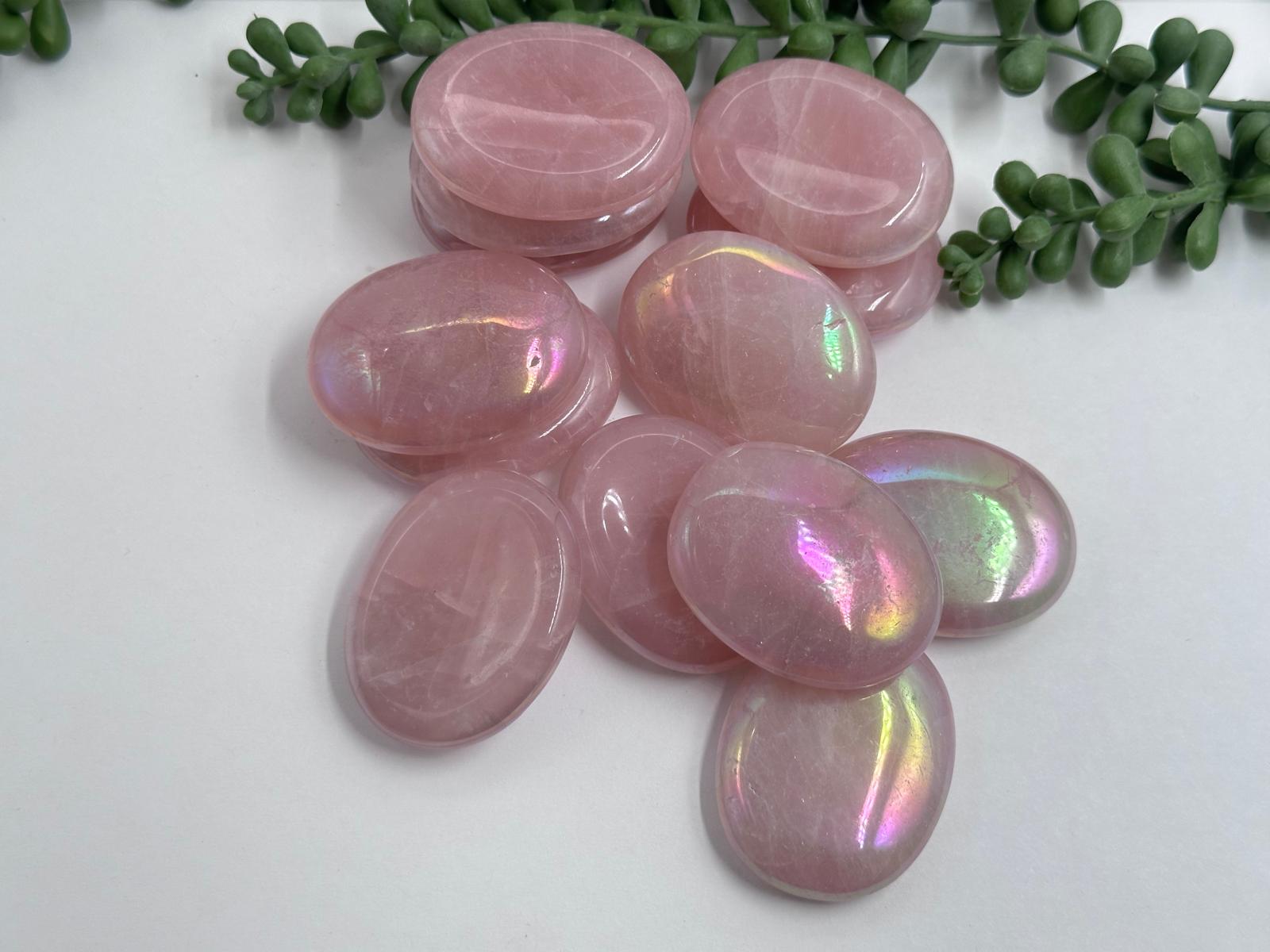 Amethyst  Worry Stones 45x35x10MM