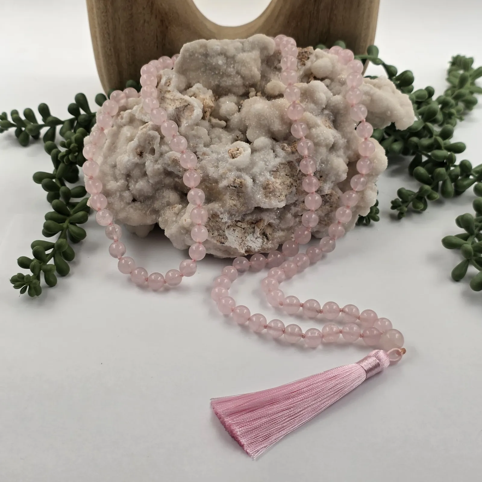 AMETHYST - Mala - 108 Gemstone Beads - Fully KNOTTED