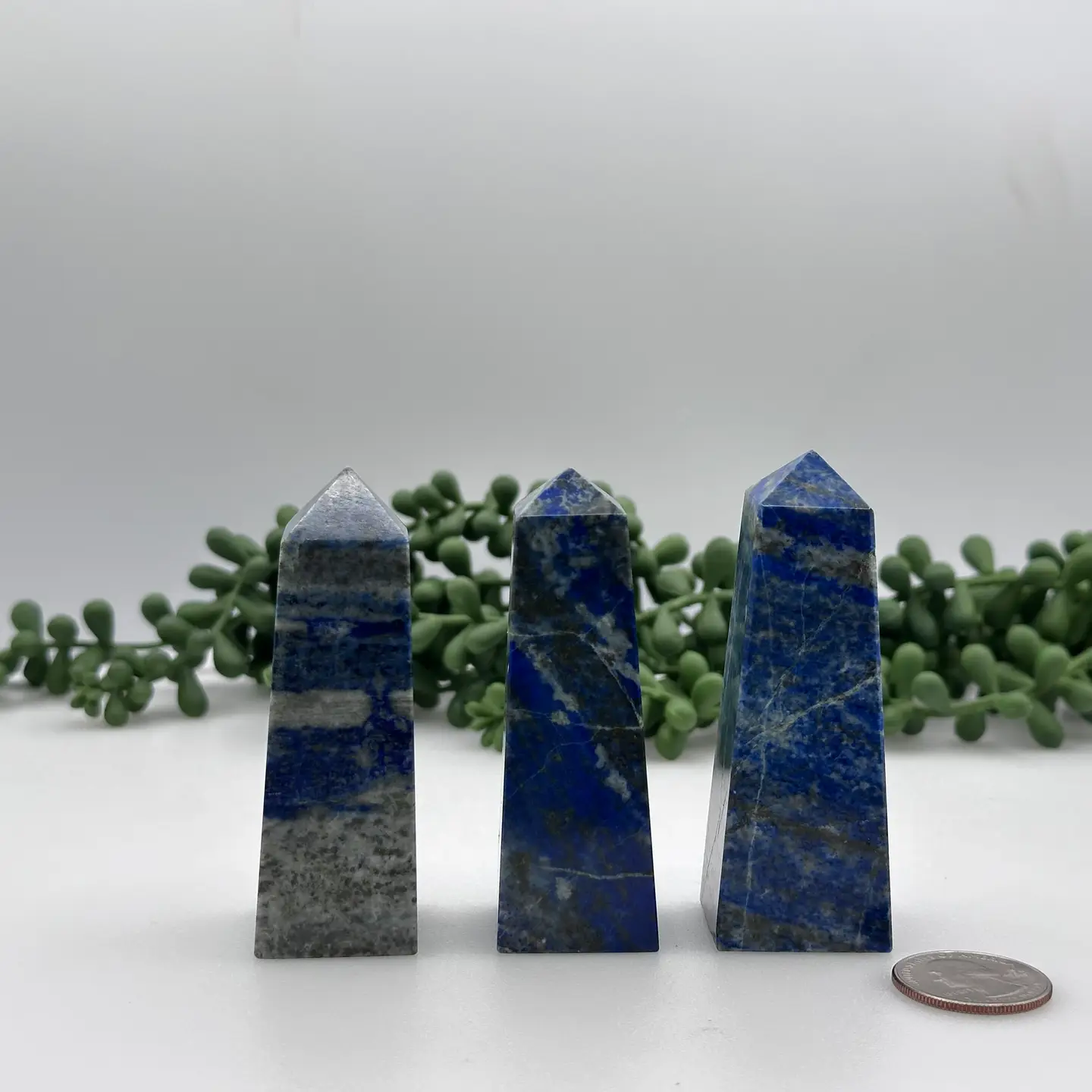 Lapis Lazulli Tower Obelisk 4 Faceted 7.5CM Aprox