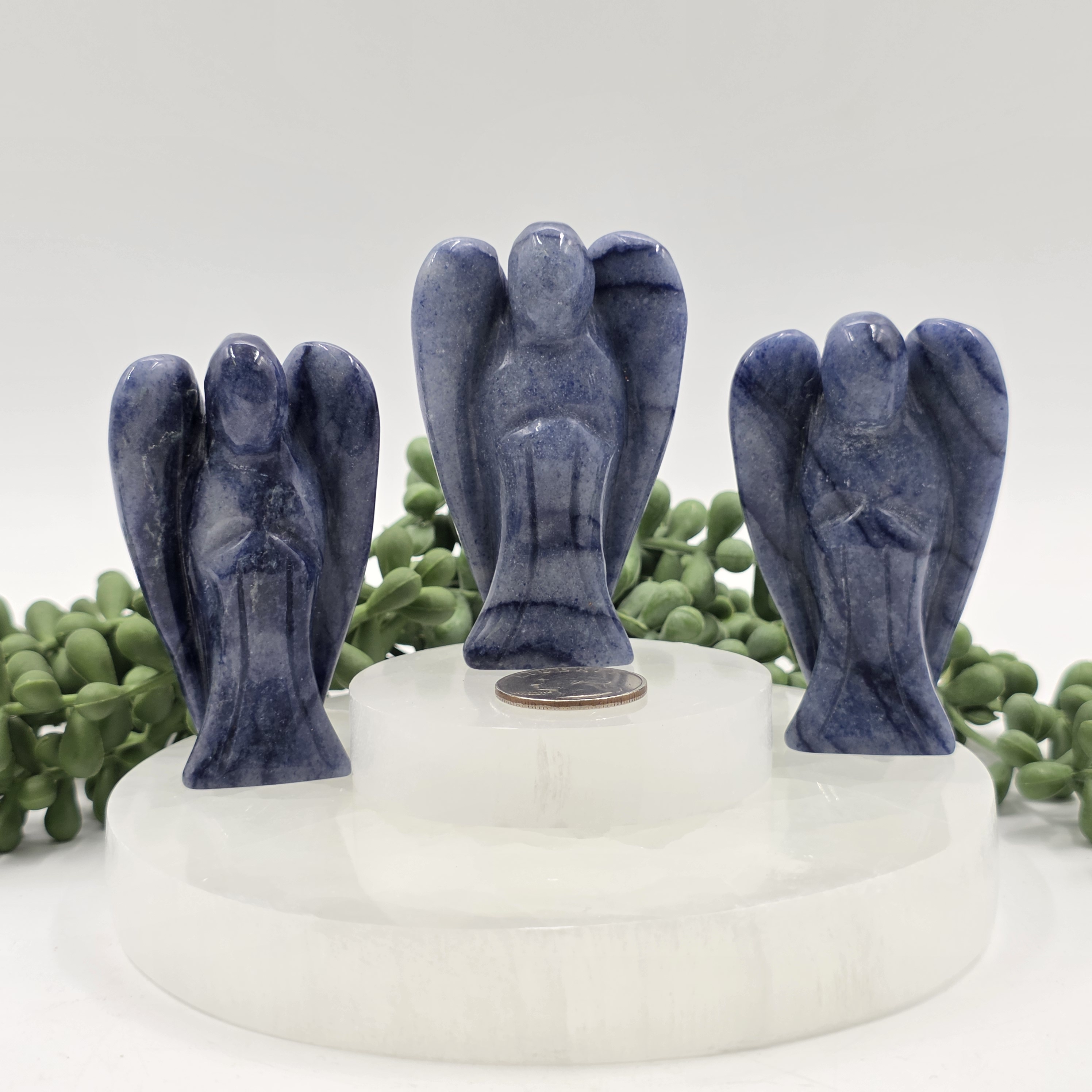 Blue Aventurine Angel 3 Inch
