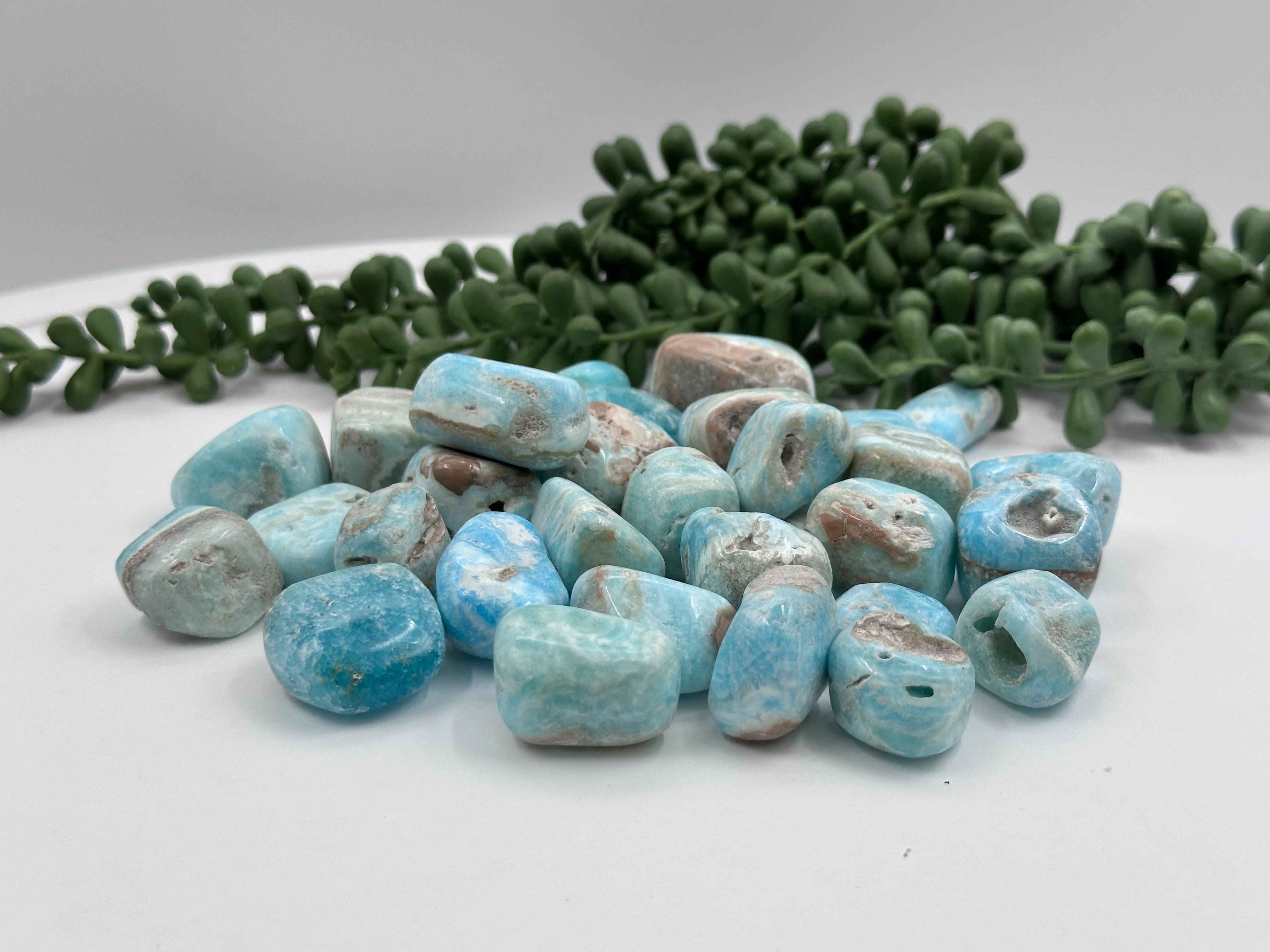 Blue Aragonite Tumbled 20-230mm