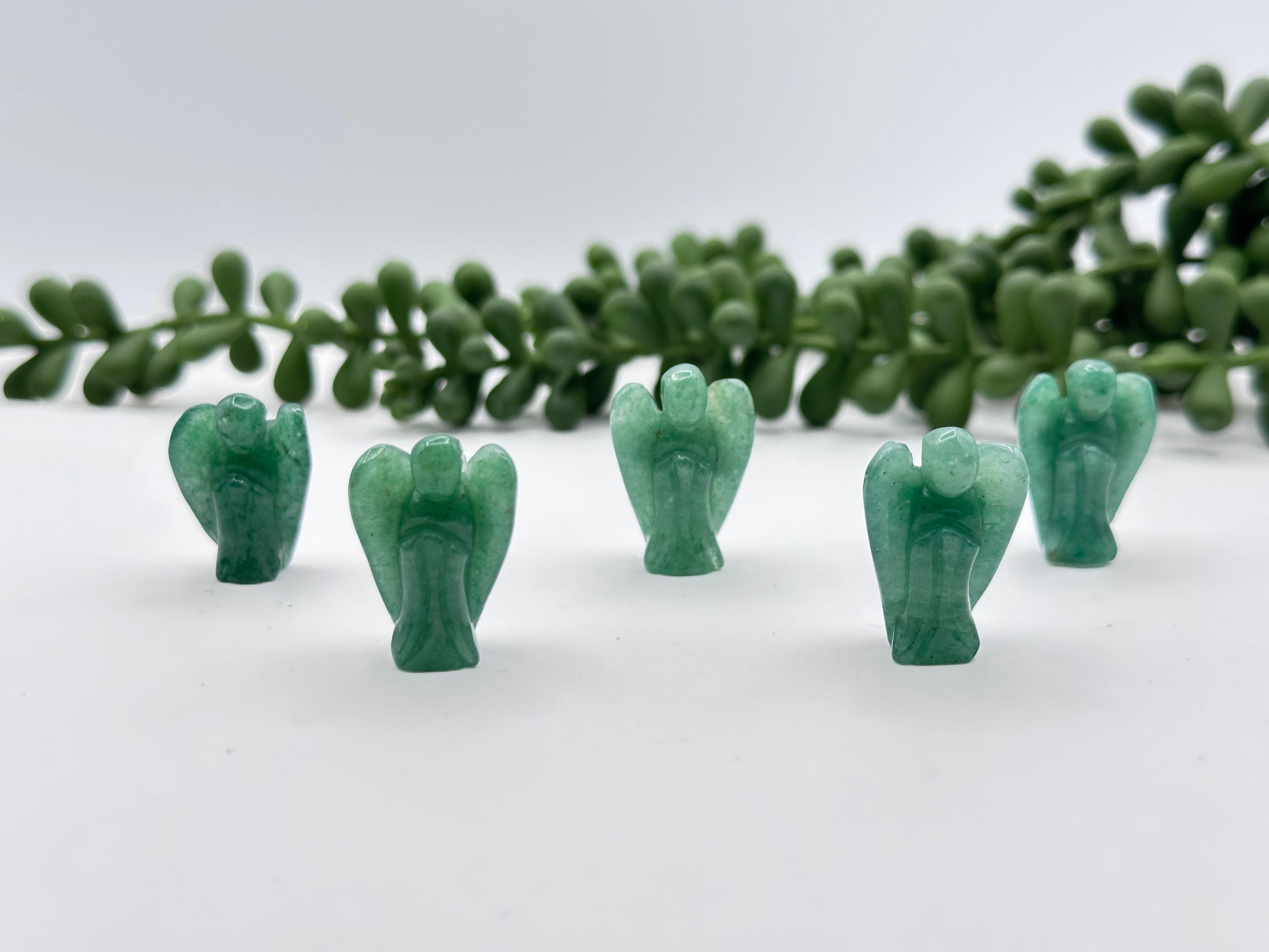 Green Aventurine Angel 1 Inch