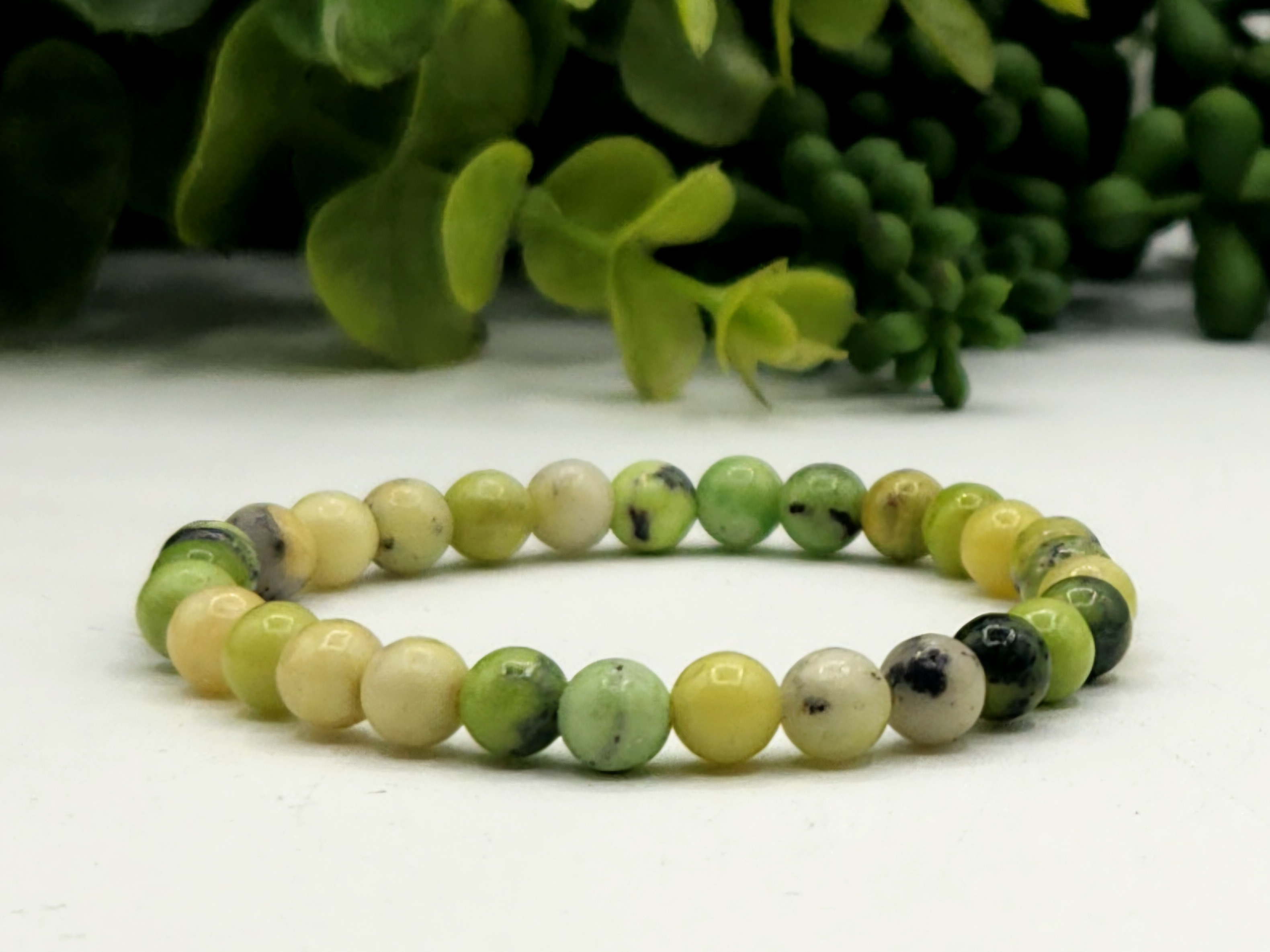 Serpentine Stretchable Bracelet 6MM beads