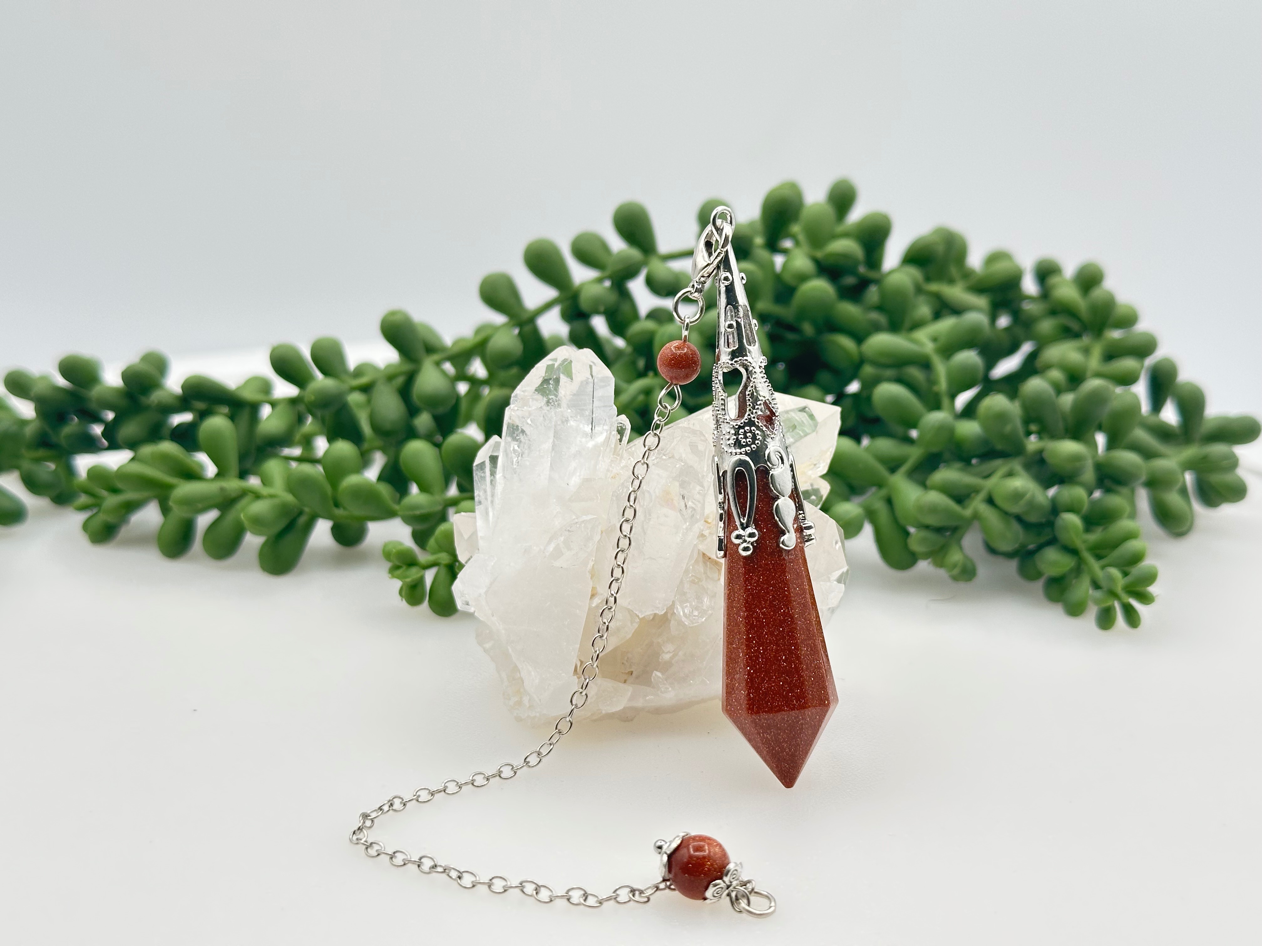 Goldstone Art Deco Inspired Pendulum