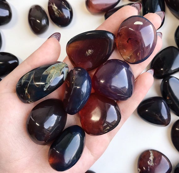 Amber Tumbled 25-30mm 250 Gram Bag